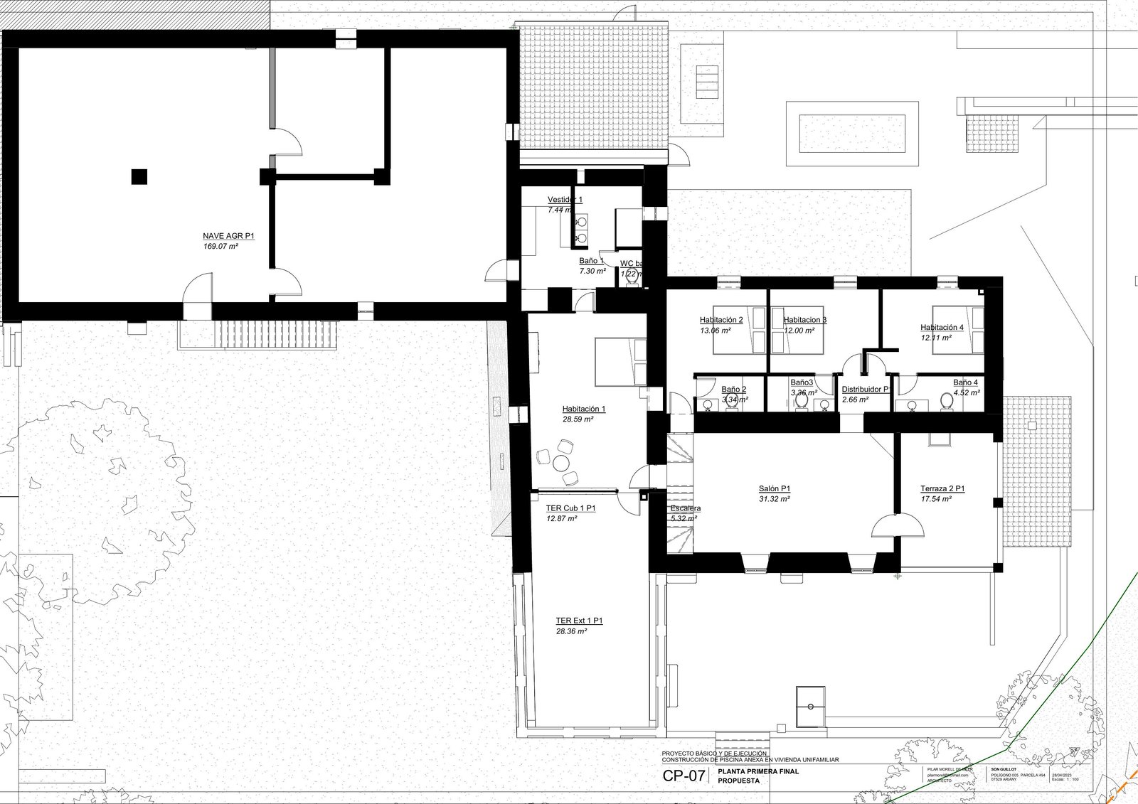 First floor plan Son Guillot